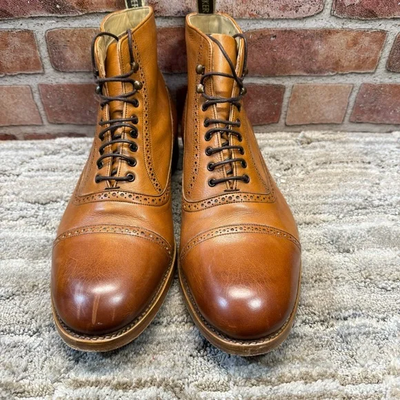 Barker Made in England lace up boots men’s s 11.5 US (10.5 UK ) - Picture 2 of 16